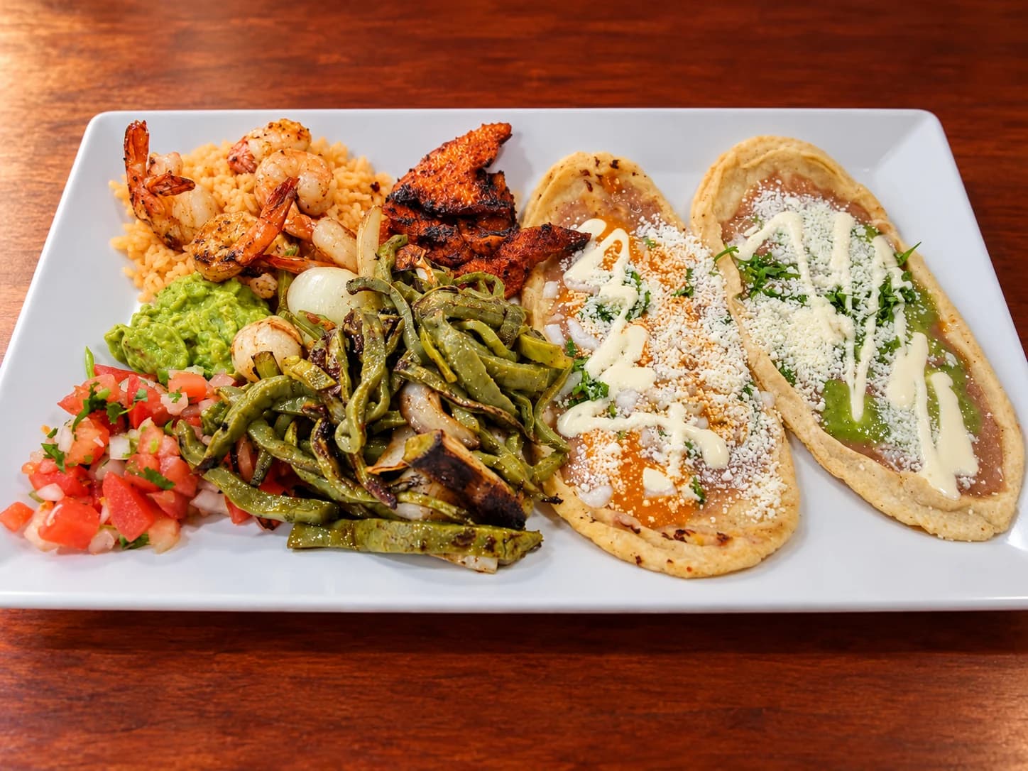 Fajitas at La Poblanita