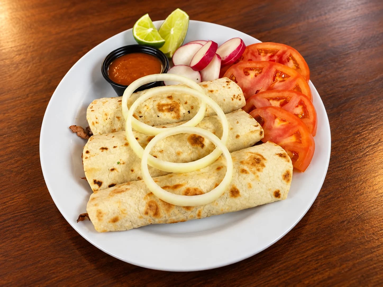 Flautas at La Poblanita