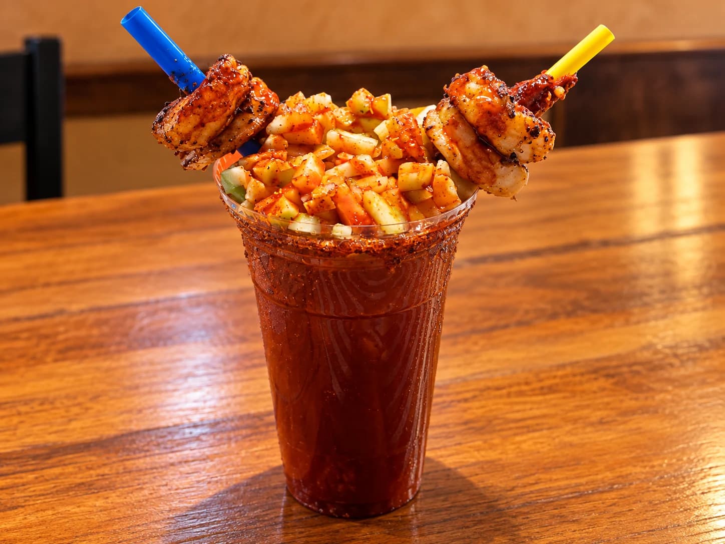 Michelada at La Poblanita