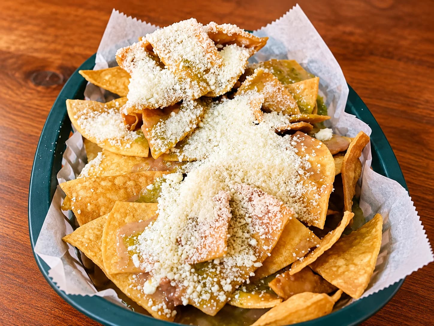 Nachos at La Poblanita